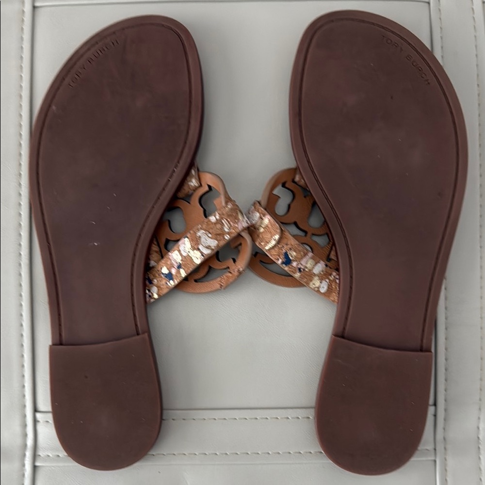 Tory Burch Multicolor Splatter Sandals